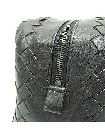 Bottega Veneta Black Leather Clutch Bag (view 2)