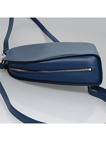 Louis Vuitton Mabillon Blue Leather Backpack Bag (view 2)