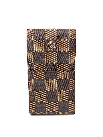 Louis Vuitton Cigar Box Brown Canvas Wallet (view 1)