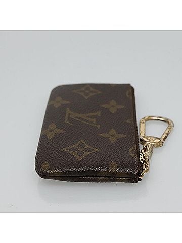 Louis Vuitton Pochette Clés Brown Canvas Wallet (view 2)