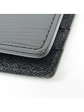 Louis Vuitton Agenda Black Leather Wallet (view 2)