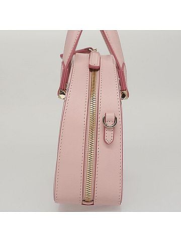 MCM Visetos Pink Canvas Handbag (view 2)