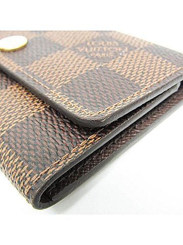 Louis Vuitton Multiclés Brown Canvas Wallet (view 2)