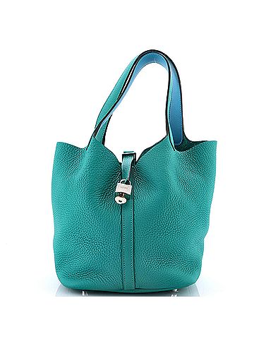 Hermès Eclat Picotin Lock Bag Clemence with Swift MM (view 1)