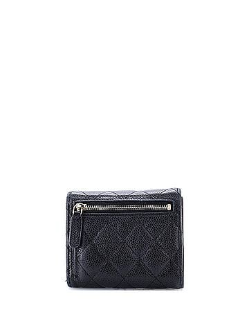 Chanel CC Compact Classic Flap Wallet Quilted Caviar (view 2)
