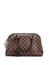 Louis Vuitton 100% Coatead Canvas Brown Duomo Boston Bag Damier One size - photo 1