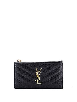Saint Laurent Leather Card Holder