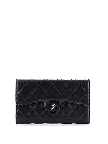 Chanel L-Flap Wallet Quilted Lambskin Long (view 1)