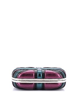 Alexander McQueen Britannia Skull Box Clutch Leather Small (view 2)