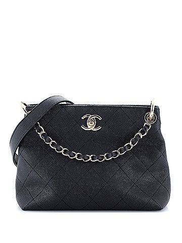 Chanel City Walk Hobo Quilted Caviar Small (view 1)