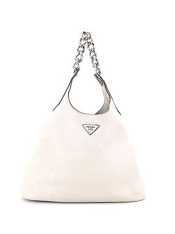 Prada Chain Link Hobo Vitello Daino Large (view 1)