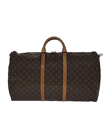 Louis Vuitton Keepall Bandoulière 60 Brown Canvas Travel Bag (view 1)
