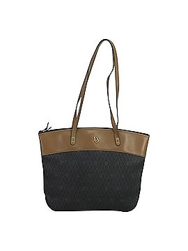 Dior Honeycomb Black Canvas Tote Bag (view 1)