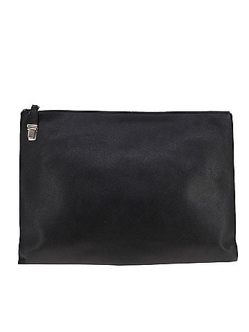 Prada Black Leather Clutch Bag (view 1)