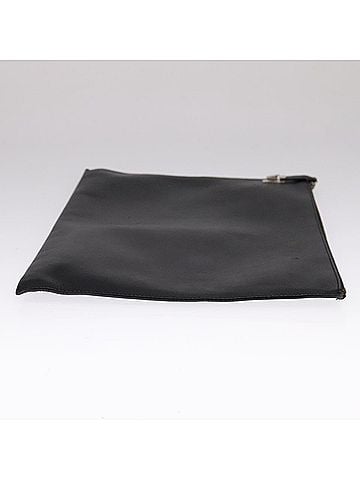 Prada Black Leather Clutch Bag (view 2)