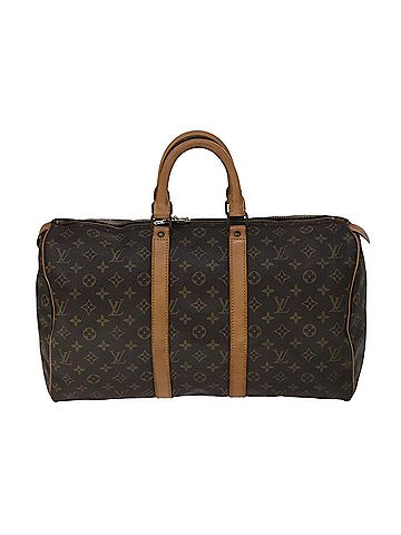 Louis Vuitton Keepall 45 Brown Canvas Travel Bag (view 1)