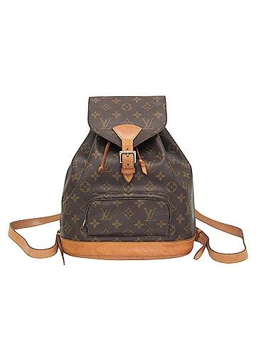 Louis Vuitton Brown Canvas Backpack Bag (view 1)