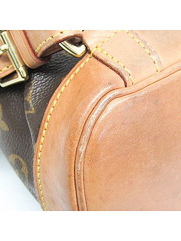 Louis Vuitton Brown Canvas Backpack Bag (view 2)