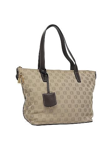 Loewe Anagram Beige Canvas Tote Bag (view 1)