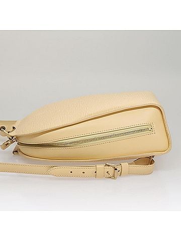 Louis Vuitton Mabillon Beige Leather Backpack Bag (view 2)