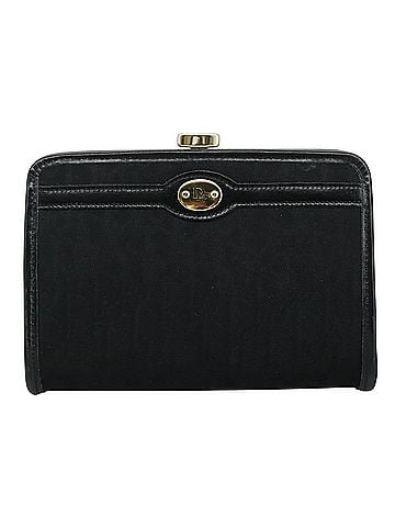 Dior Trotter Black Canvas Clutch Bag (view 1)