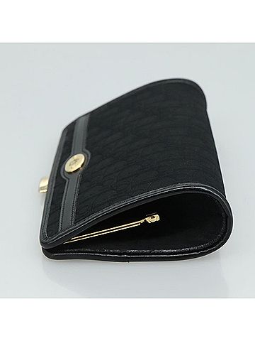 Dior Trotter Black Canvas Clutch Bag (view 2)