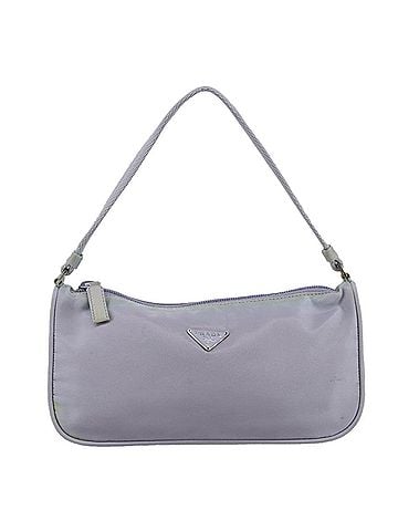 Prada Purple Synthetic Clutch Bag (view 1)