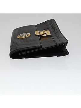 Versace Black Leather Clutch Bag (view 2)