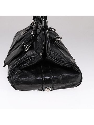 Dolce & Gabbana Basic Black Leather Handbag (view 2)