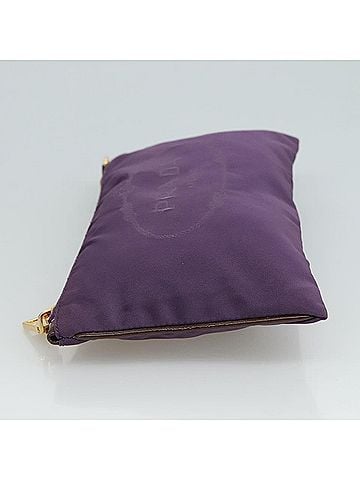 Prada Purple Synthetic Clutch Bag (view 2)