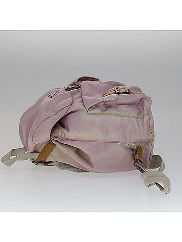 Prada Re-Nylon Pink Synthetic Backpack Bag (view 2)