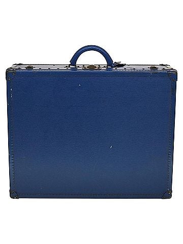 Louis Vuitton Trunk Blue Leather Travel Bag (view 1)