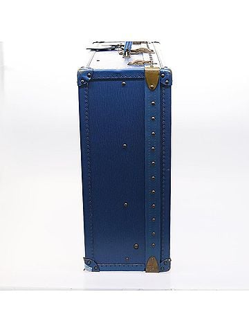 Louis Vuitton Trunk Blue Leather Travel Bag (view 2)