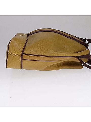 Cartier Must De  Yellow Leather Shoulder Bag (view 2)