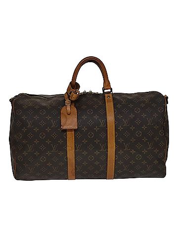 Louis Vuitton Keepall 50 Brown Canvas Travel Bag (view 1)