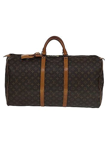 Louis Vuitton Keepall 60 Brown Canvas Travel Bag (view 1)