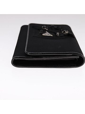 Prada Tessuto Black Synthetic Wallet (view 2)