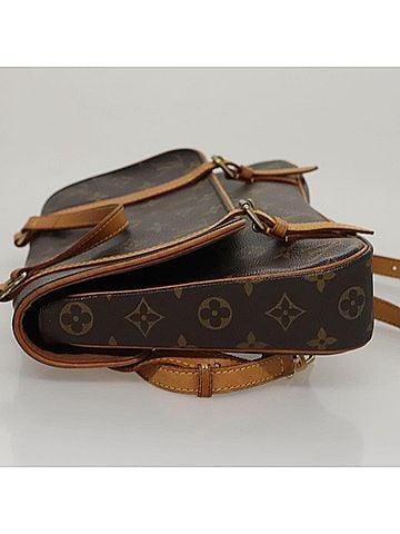 Louis Vuitton Marelle Brown Canvas Backpack Bag (view 2)