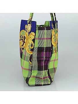Versace Multicolour Canvas Tote Bag (view 2)