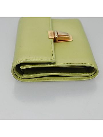 Prada Green Leather Wallet (view 2)