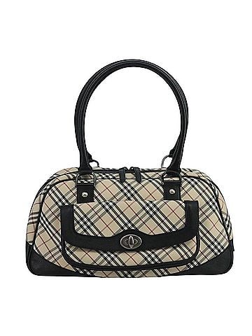 Burberry Nova Check Beige Canvas Shoulder Bag (view 1)