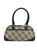 Burberry 100% Canvas Solid Tan Nova Check Beige Canvas Shoulder Bag One size - photo 3