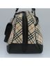 Burberry 100% Canvas Solid Tan Nova Check Beige Canvas Shoulder Bag One size - photo 2