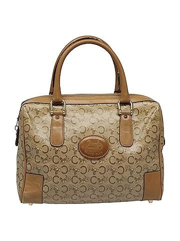 Céline Macadam Beige Canvas Handbag (view 1)