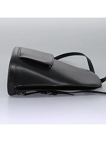 Louis Vuitton Gobelins Black Leather Backpack Bag (view 2)