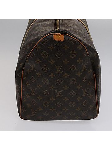 Louis Vuitton Keepall 55 Brown Canvas Travel Bag (view 2)