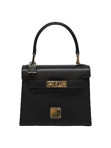 MCM Black Leather Handbag (view 1)