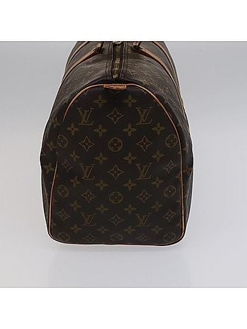 Louis Vuitton Keepall 45 Brown Canvas Travel Bag (view 2)