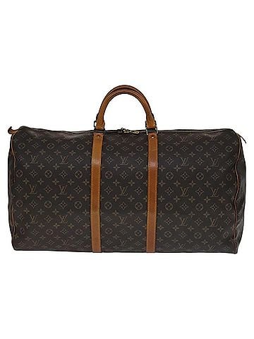 Louis Vuitton Keepall 60 Brown Canvas Travel Bag (view 1)