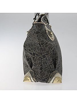 Céline Carriage Black Canvas Tote Bag (view 2)